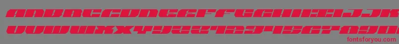 joysharkexpandital Font – Red Fonts on Gray Background