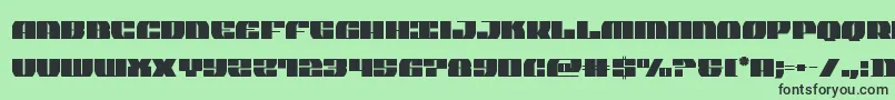 joysharkextraconden Font – Black Fonts on Green Background