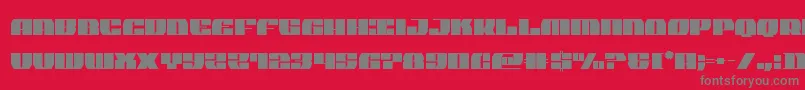 joysharkextraconden Font – Gray Fonts on Red Background