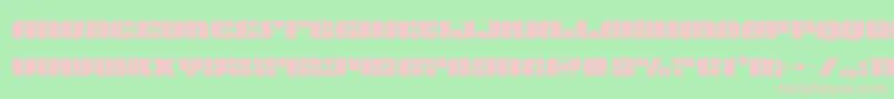 joysharkextraconden Font – Pink Fonts on Green Background