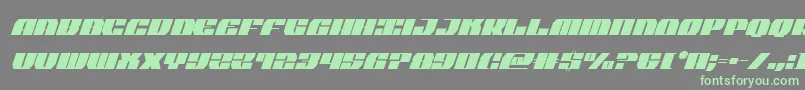 joysharkextracondenital Font – Green Fonts on Gray Background