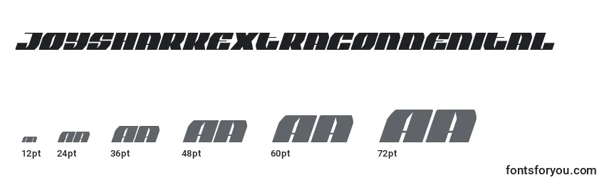Joysharkextracondenital Font Sizes