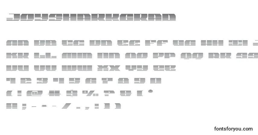 Шрифт Joysharkgrad – алфавит, цифры, специальные символы