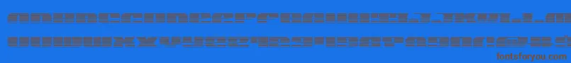 joysharkgrad Font – Brown Fonts on Blue Background