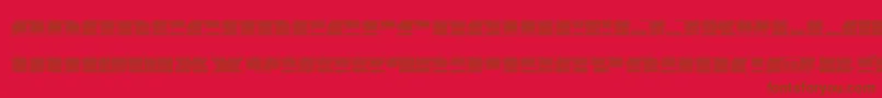 joysharkgrad Font – Brown Fonts on Red Background