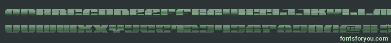 joysharkgrad Font – Green Fonts on Black Background