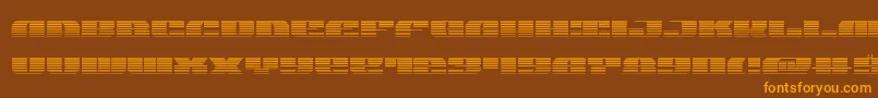 joysharkgrad Font – Orange Fonts on Brown Background