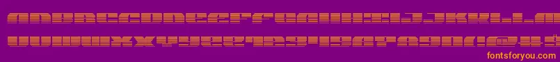 joysharkgrad Font – Orange Fonts on Purple Background