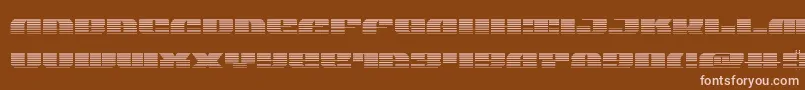 joysharkgrad Font – Pink Fonts on Brown Background