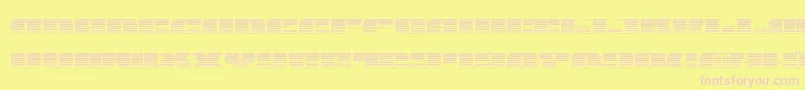 joysharkgrad Font – Pink Fonts on Yellow Background