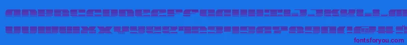 joysharkgrad Font – Purple Fonts on Blue Background