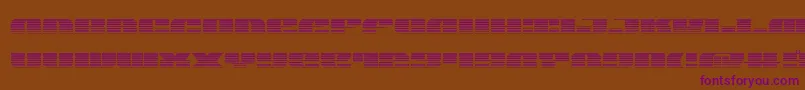 joysharkgrad Font – Purple Fonts on Brown Background