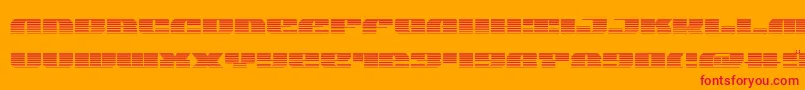 joysharkgrad-fontti – punaiset fontit oranssilla taustalla