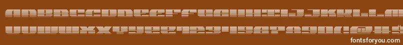 joysharkgrad Font – White Fonts on Brown Background
