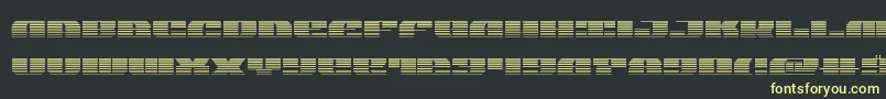 joysharkgrad Font – Yellow Fonts on Black Background