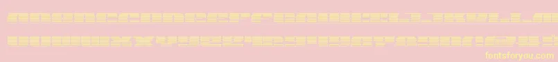 joysharkgrad Font – Yellow Fonts on Pink Background