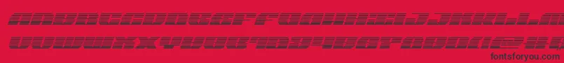 joysharkgradital Font – Black Fonts on Red Background