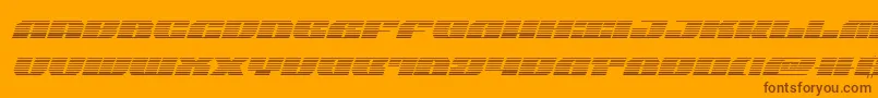 joysharkgradital Font – Brown Fonts on Orange Background