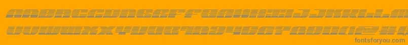 joysharkgradital Font – Gray Fonts on Orange Background