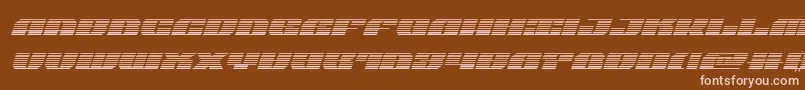 joysharkgradital Font – Pink Fonts on Brown Background