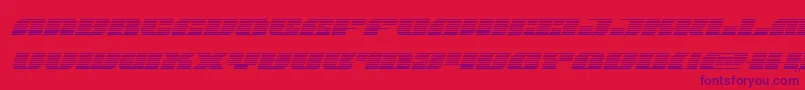 joysharkgradital Font – Purple Fonts on Red Background