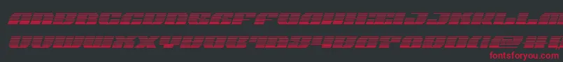 joysharkgradital Font – Red Fonts on Black Background
