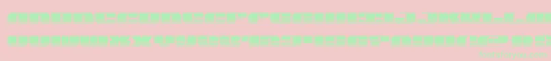 joysharkhalf-Schriftart – Grüne Schriften auf rosa Hintergrund