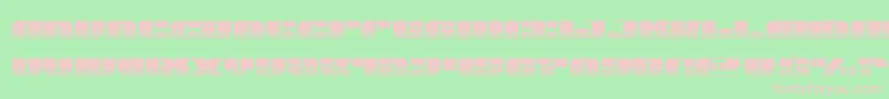 joysharkhalfsemicond Font – Pink Fonts on Green Background