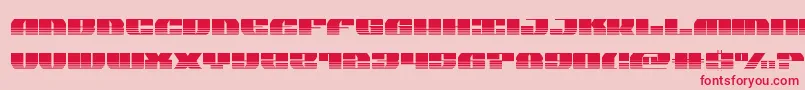 joysharkhalfsemicond Font – Red Fonts on Pink Background