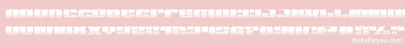 joysharkhalfsemicond-Schriftart – Weiße Schriften auf rosa Hintergrund