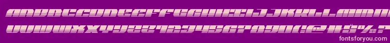 joysharkhalfsemicondital Font – Pink Fonts on Purple Background