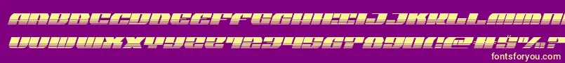 joysharkhalfsemicondital Font – Yellow Fonts on Purple Background