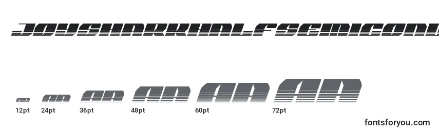 Joysharkhalfsemicondital Font Sizes