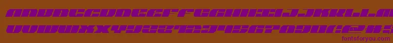 joysharkital Font – Purple Fonts on Brown Background