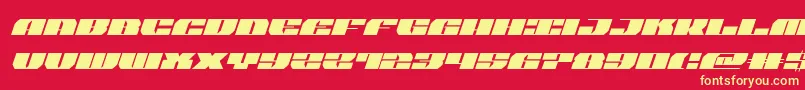 More about joysharkital Font joysharkital Font – Yellow Fonts on Red Background