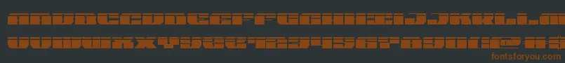 joysharklaser-fontti – ruskeat fontit mustalla taustalla