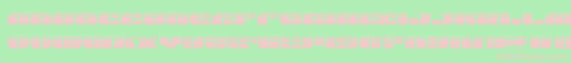 joysharklaser Font – Pink Fonts on Green Background