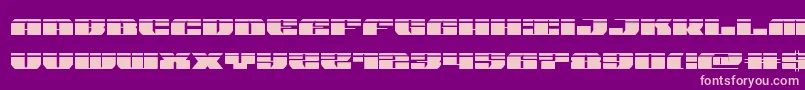 joysharklaser Font – Pink Fonts on Purple Background