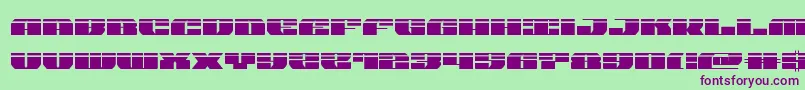 joysharklaser Font – Purple Fonts on Green Background