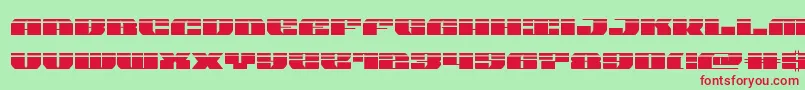 joysharklaser Font – Red Fonts on Green Background