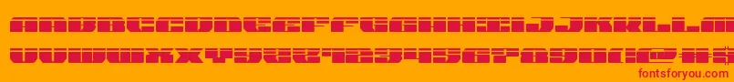 joysharklaser Font – Red Fonts on Orange Background