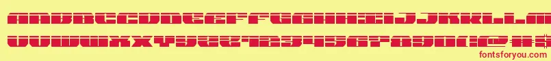 joysharklaser Font – Red Fonts on Yellow Background