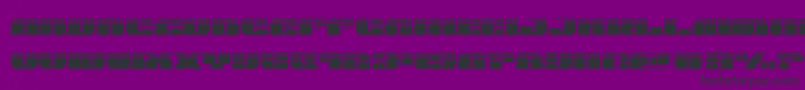 joysharklasersemicond-Schriftart – Schwarze Schriften auf violettem Hintergrund