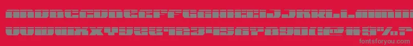 joysharklasersemicond Font – Gray Fonts on Red Background