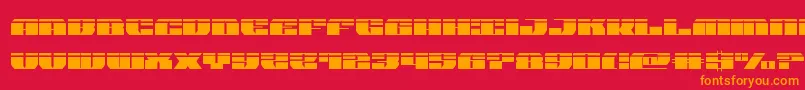 joysharklasersemicond Font – Orange Fonts on Red Background