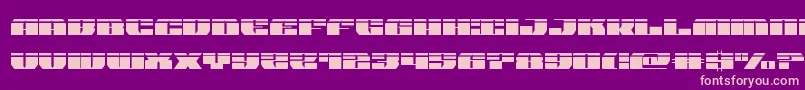 joysharklasersemicond Font – Pink Fonts on Purple Background