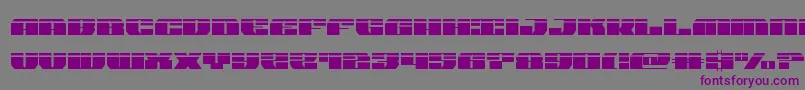 joysharklasersemicond Font – Purple Fonts on Gray Background