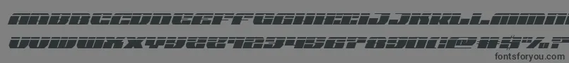 joysharklasersemicondital Font – Black Fonts on Gray Background