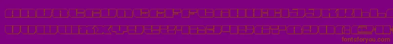 More about joysharkout Font joysharkout Font – Brown Fonts on Purple Background