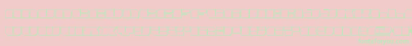 joysharkout Font – Green Fonts on Pink Background